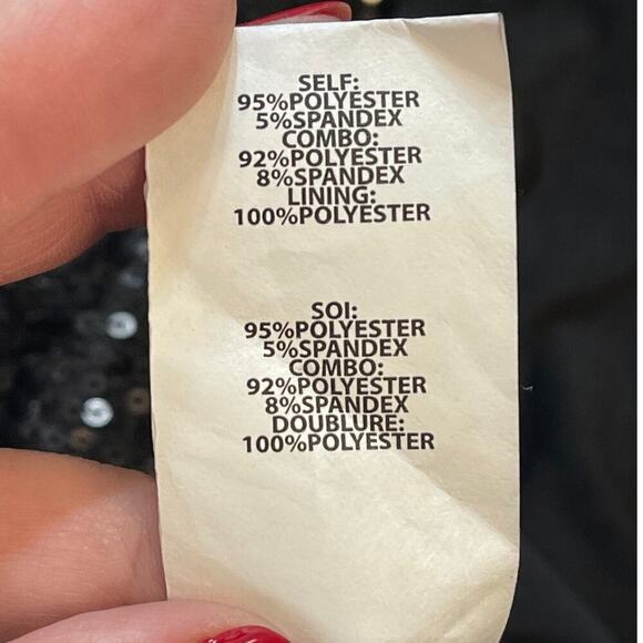 NEW Ramy Brook Women's Small Paula Sequined Tie Neck Halter Top Blouse Black - Picture 11 of 12